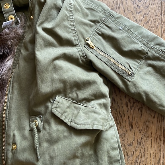 Gap girls size 5 3 in 1 military jacket - Picture 3 of 4